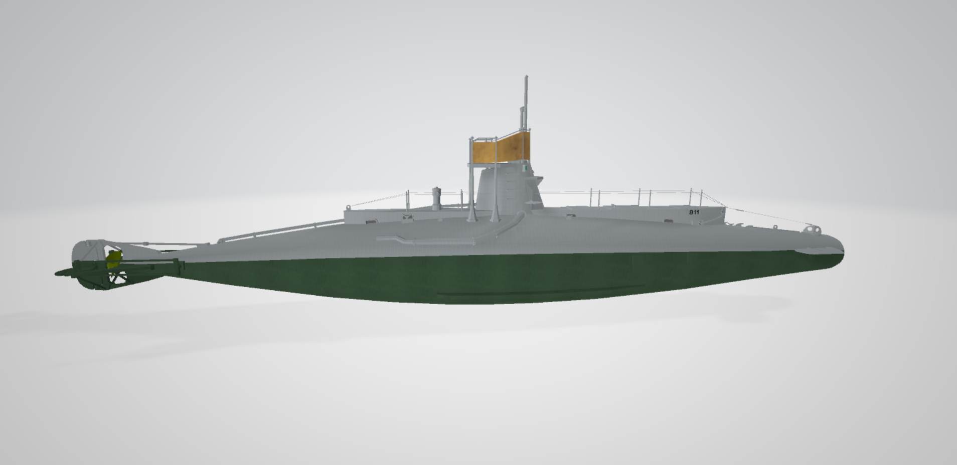 HMS B11 3D MODEL DOWNLOAD VIRTUAL DOCKYARD